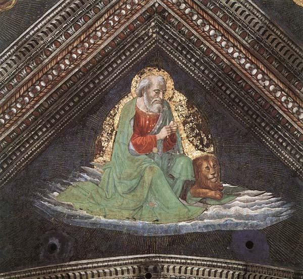 GHIRLANDAIO, Domenico St Mark the Evangelist France oil painting art